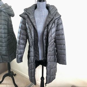 Bernardo Double Puffer Quilted Walker Coat